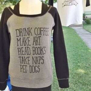 Drink Coffee.... Oversized Sweatshirt 2X